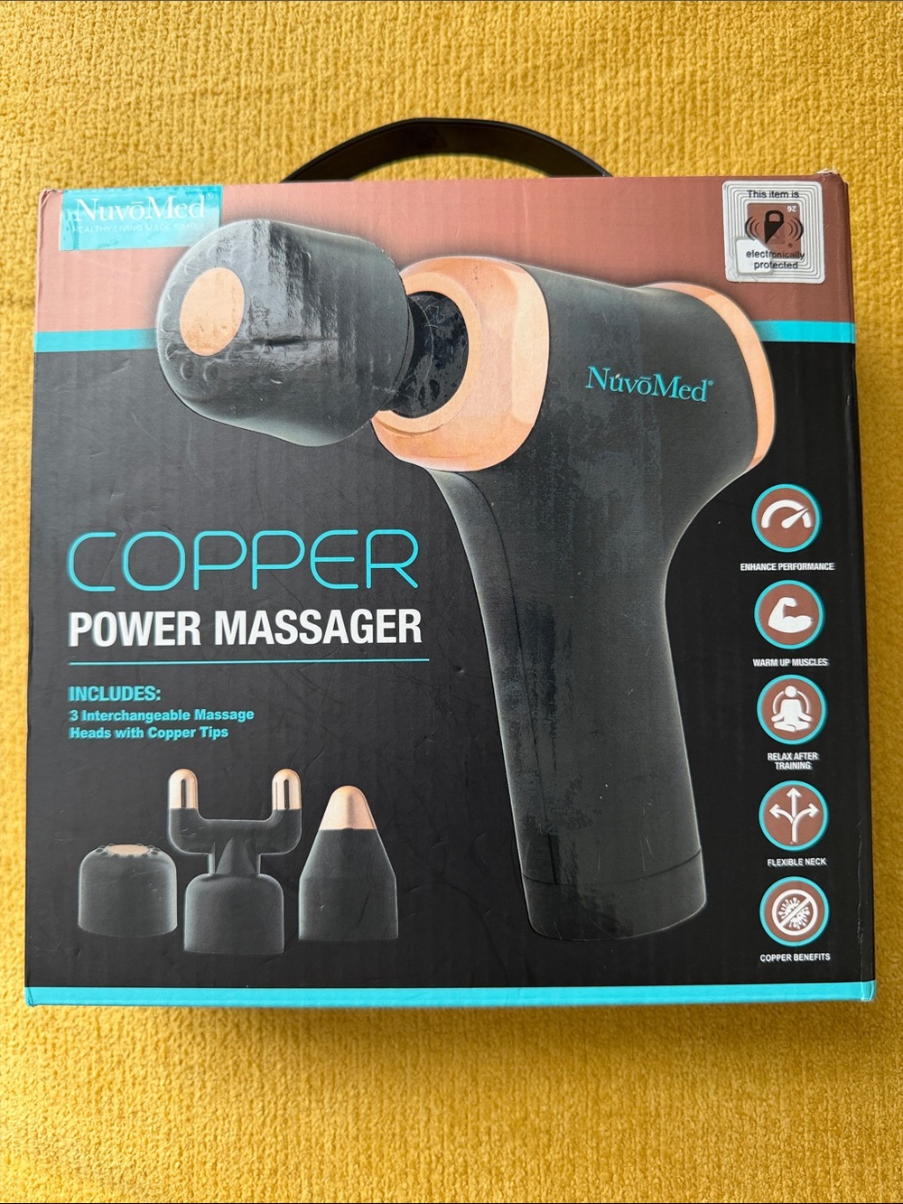 Copper Power Massager - Black and Copper